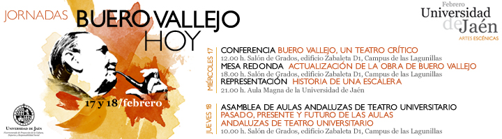 Cartel Jornadas "Buero Vallejo, hoy"